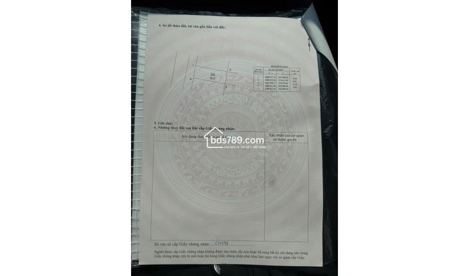 Bán lô đất đấu giá Trường Thịnh Ứng Hòa LK02-02 giá 44 triệu/m2